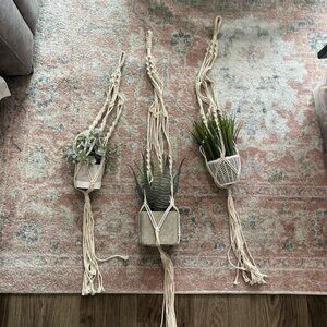 Hanging plant decor